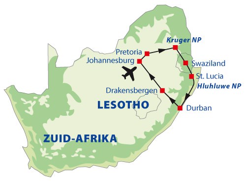 Rondreis 'Skitterend' Zuid Afrika
